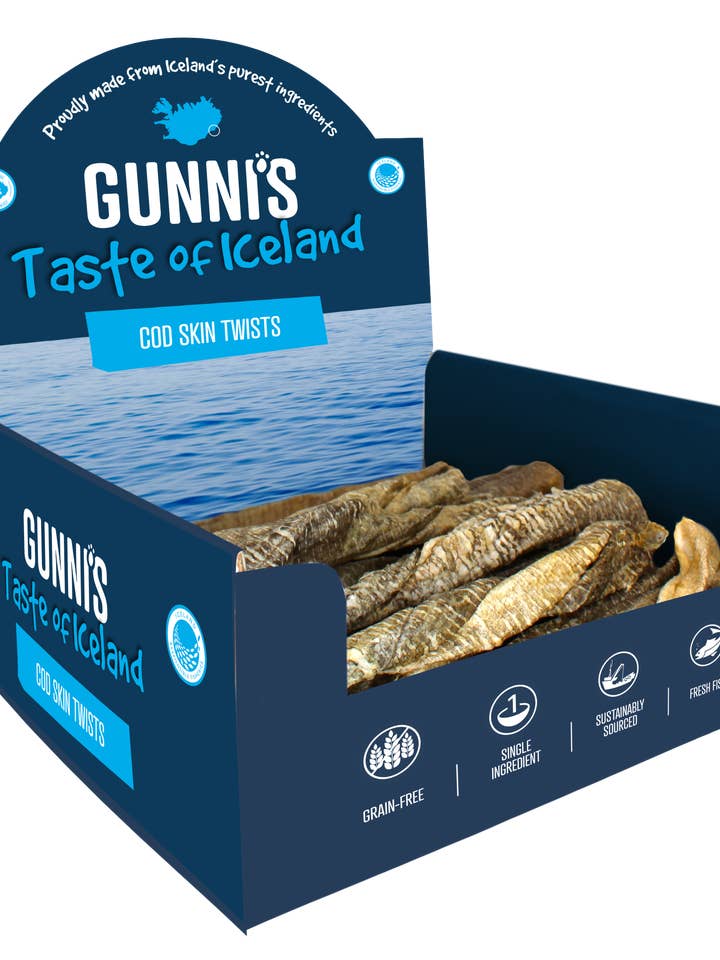 COD SKIN TWISTS BULK for wholesale by Gunni's Pet