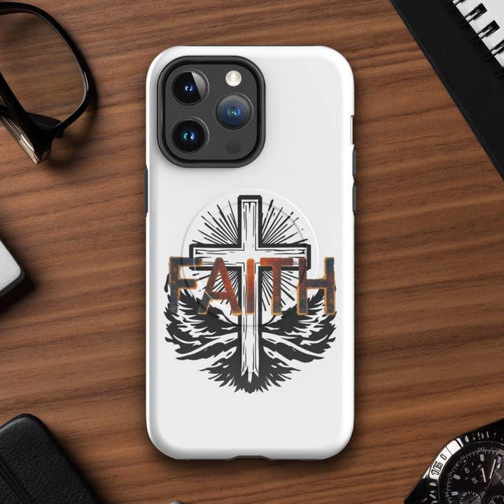 Coque iPhone Foi avec Croix | Accessoires Téléphone Foi pour la vente par Grow Your Faith