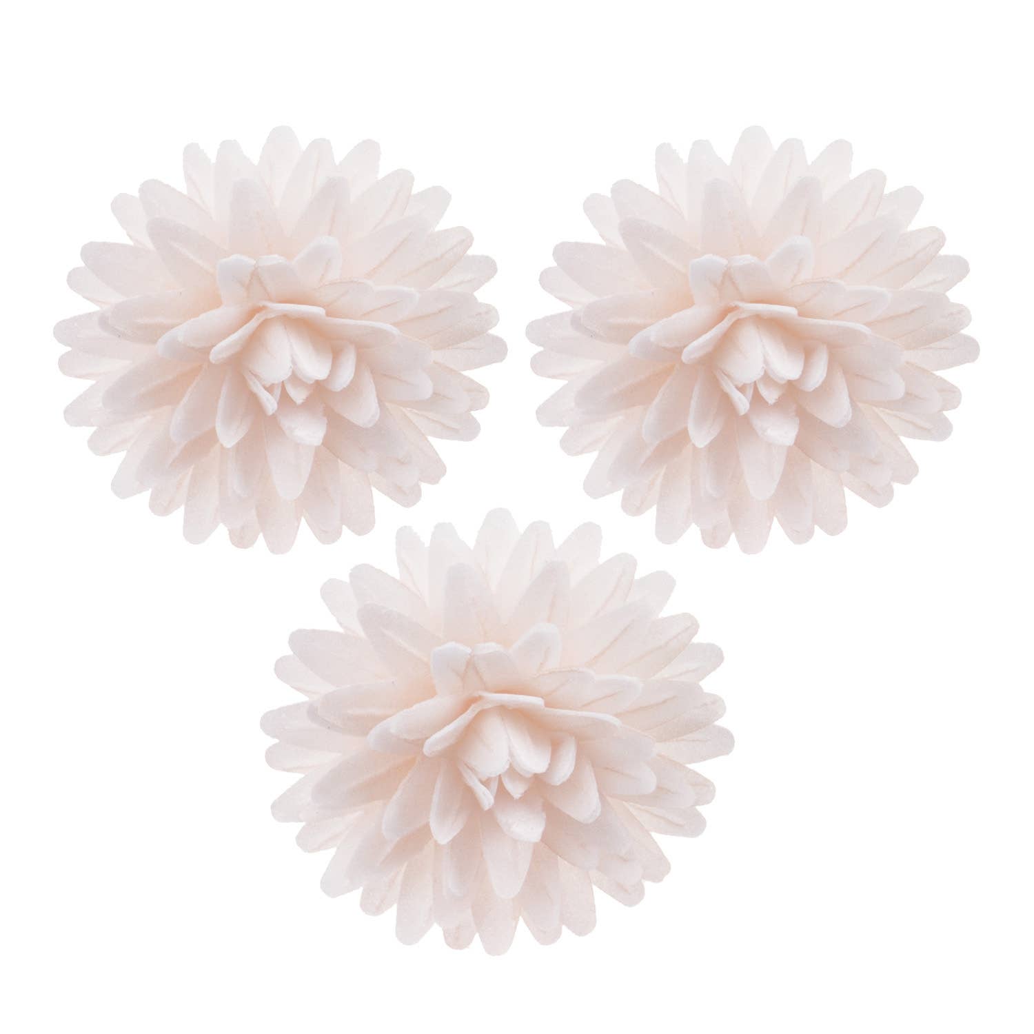 dekora - Wholesale Cake/Cupcake Topper - Wafer Edible Flowers, 4.5 cm1