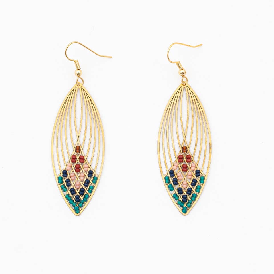 Altiplano - Wholesale Dangle Earrings - Swooping Oval Earring4