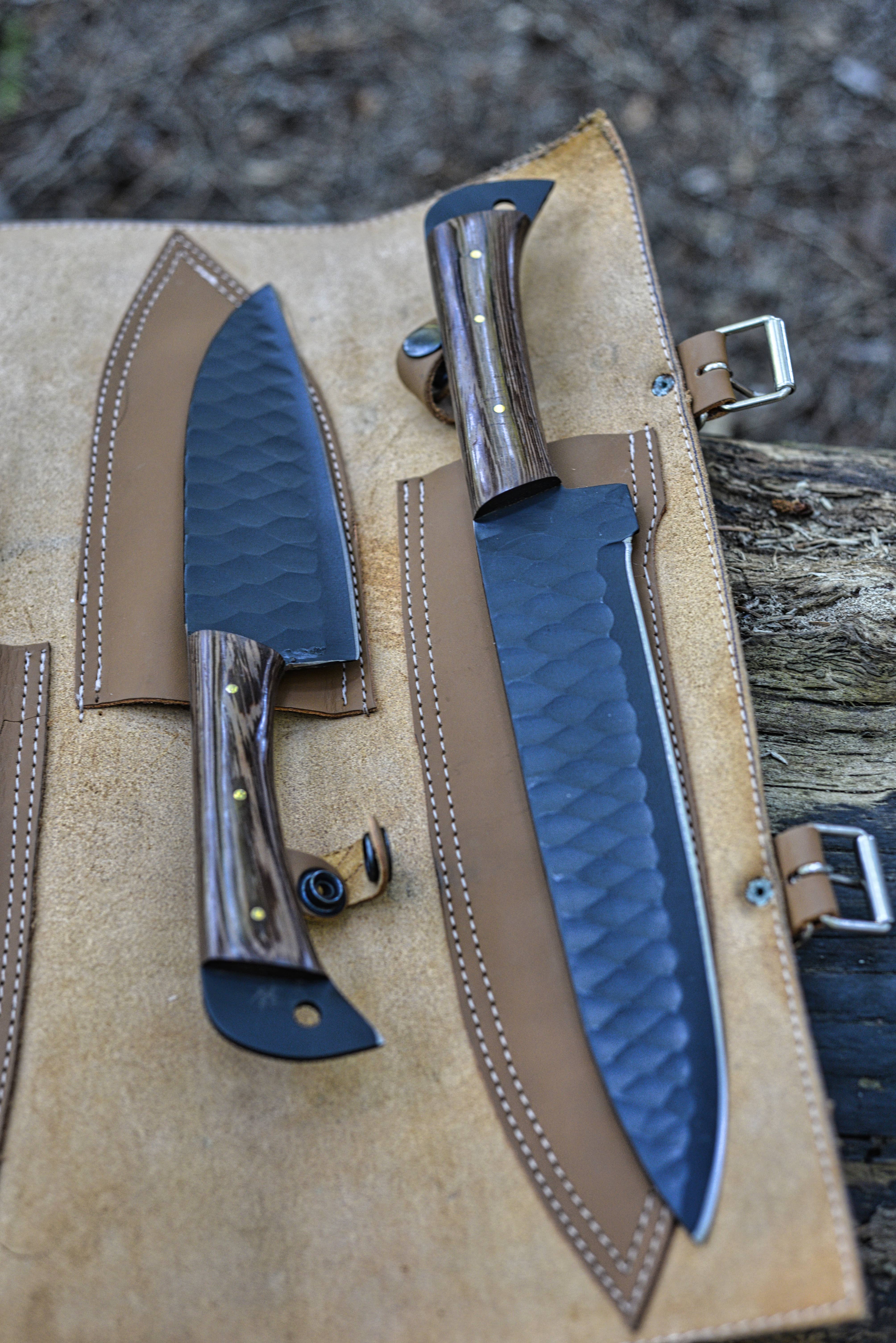 OnlyViking – wholesale Knife set – Carbon Forged Damascus Knife3