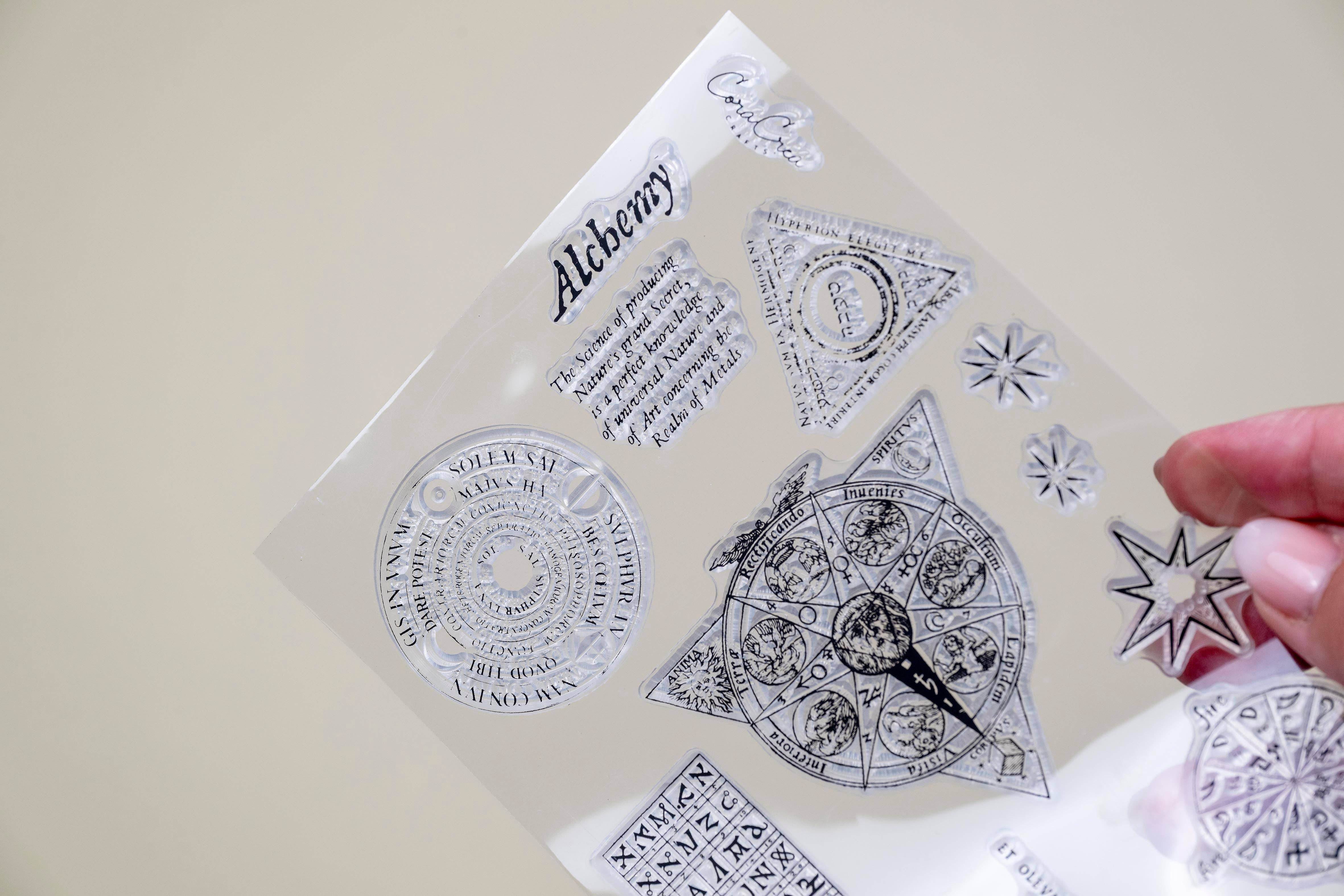 CoraCreaCrafts - Wholesale Rubber/Decorative Stamp - Alchemy Clear Stamps1