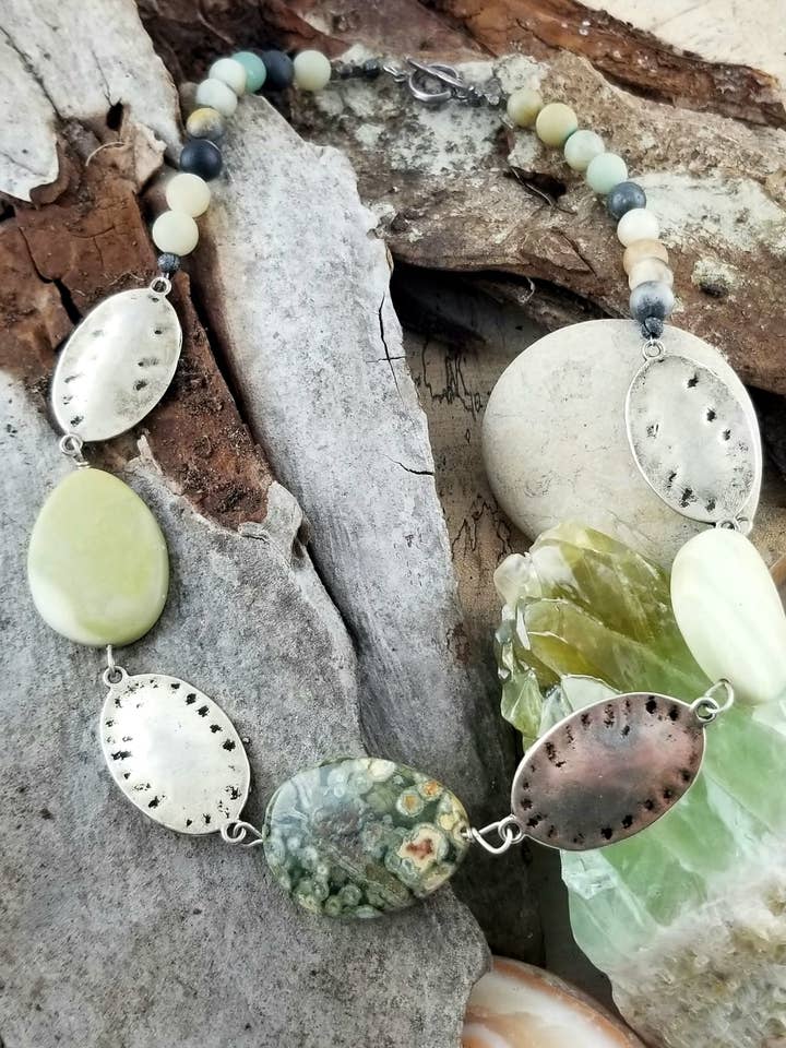 Earth Goddess Collar Necklace. for wholesale by S.Alexander