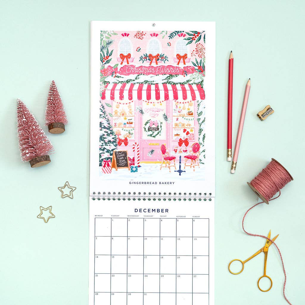 Simply, Katy - Wholesale Calendar - 2026 Shopfront Scenes Calendar  7