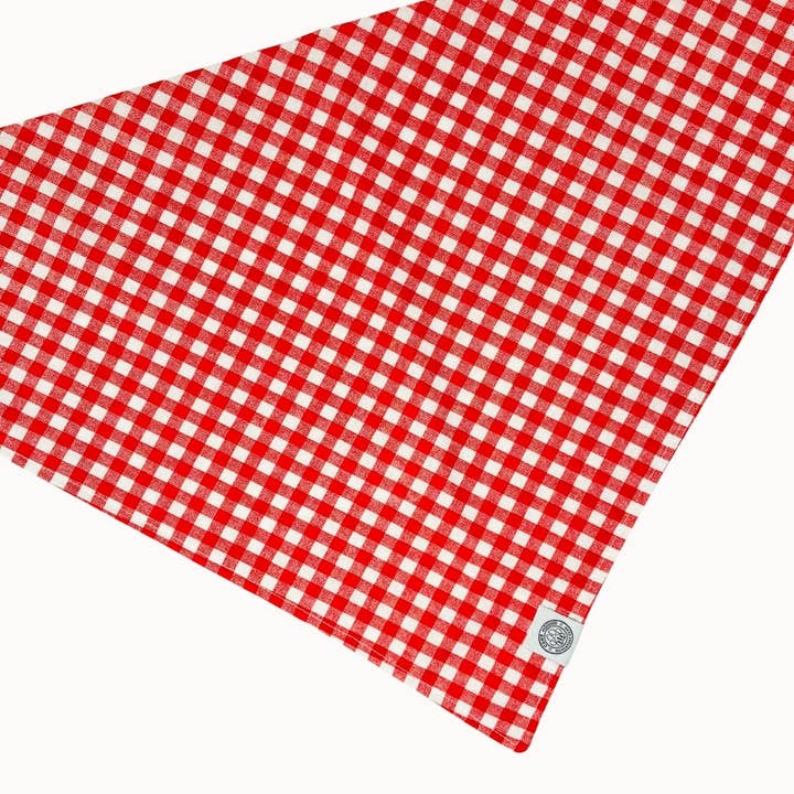 Gracie Dog Bandana | Red Gingham Picnic Pet Accessory for wholesale on Faire1