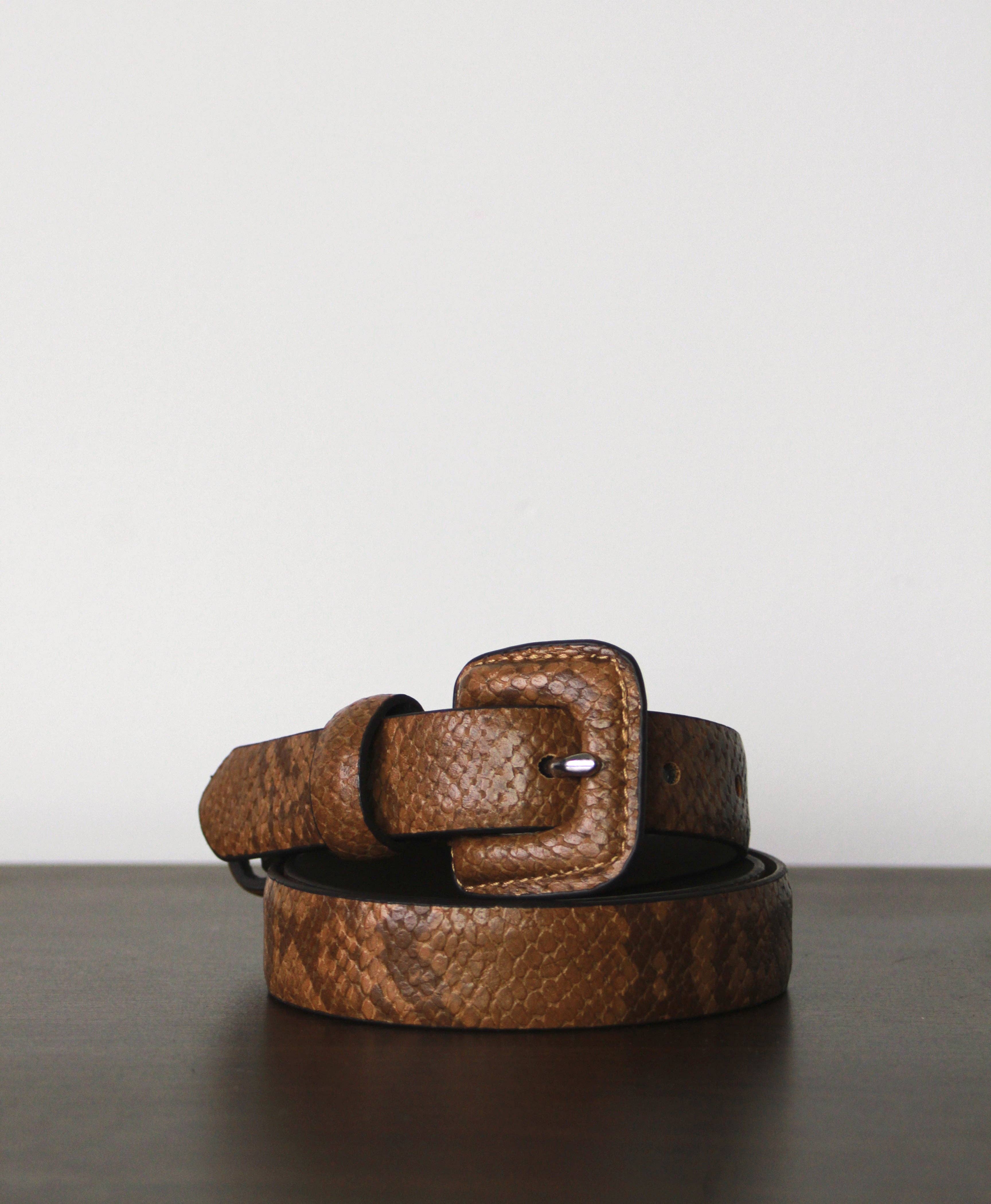 Eastern Counties Leather – wholesale Belt – Women's – NLB03 Mocc Snake Print Belt4