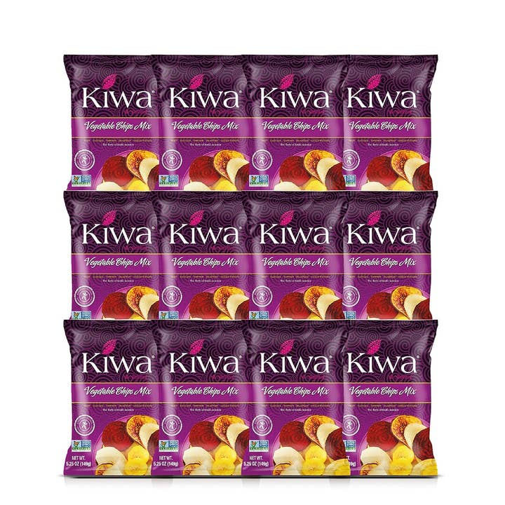 KIWA - Wholesale Chips - Kiwa Vegetable Mix Chips - 5.25oz x 12U