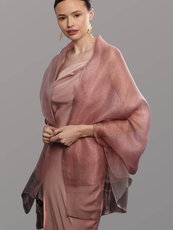 Sparkle Sheer Social Wrap Scarf for wholesale by SAACHI