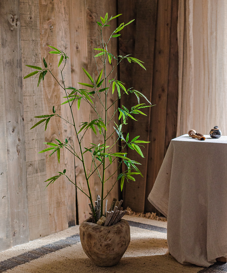 Rustic Reach - Wholesale Artificial Plant - Artificial Bamboo Stem Bamboo Screen Set of 101