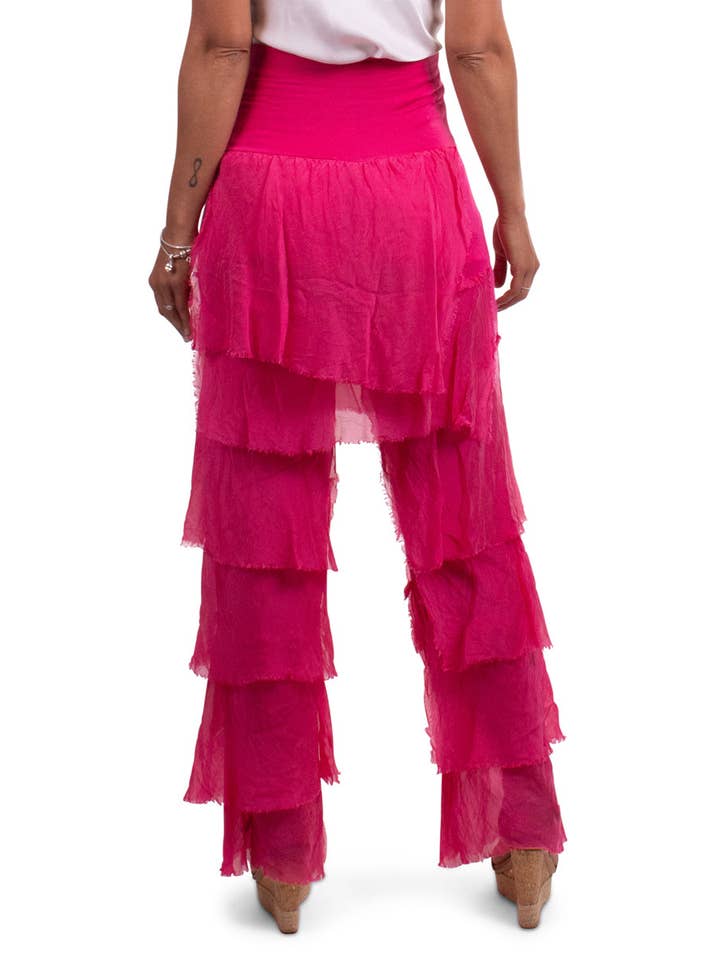 Gigi Moda - Wholesale Pants - Women's - Silk Ruffle Pant