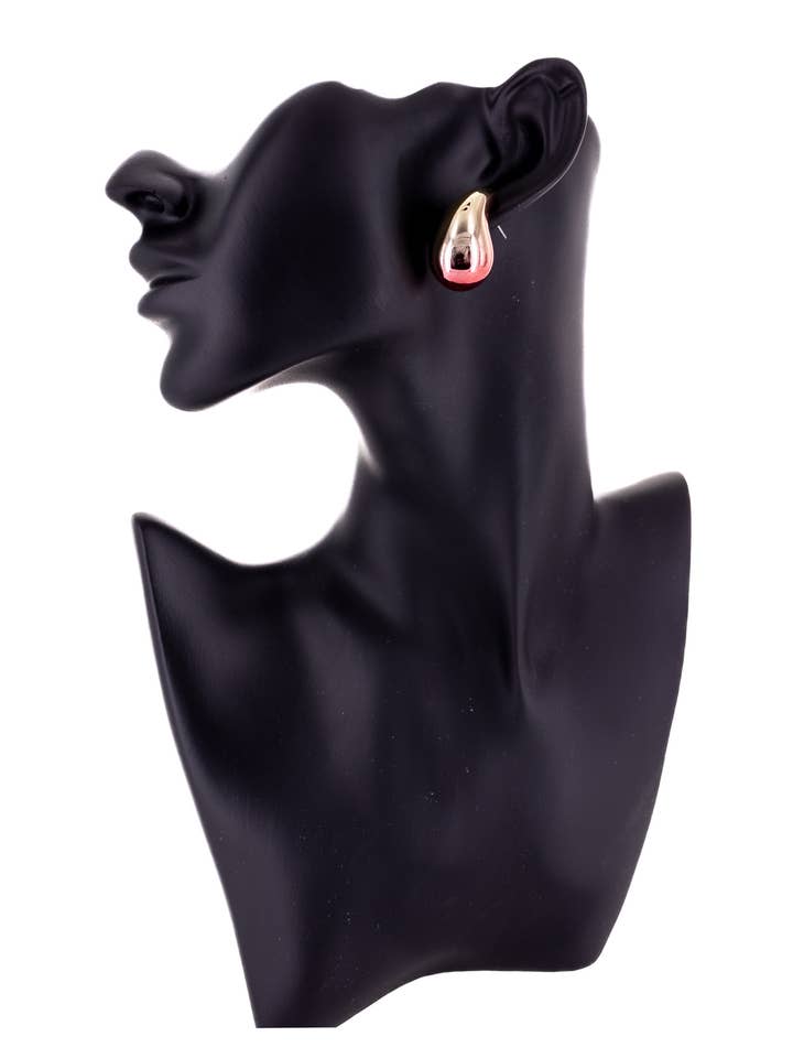 Suki Earrings - Gold, Ombre, Teardrop, Colored Teardrop for wholesale by Rush Style