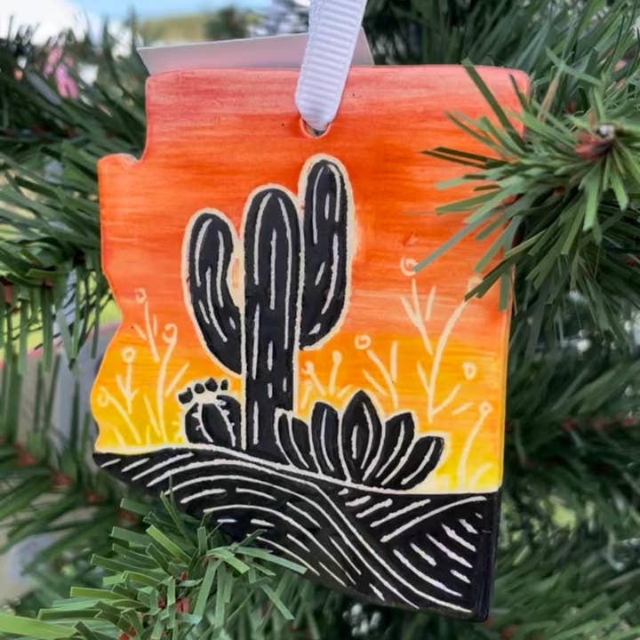 AZ Solnedgångsprydnad för wholesale av Melissa Henshaw Ceramics