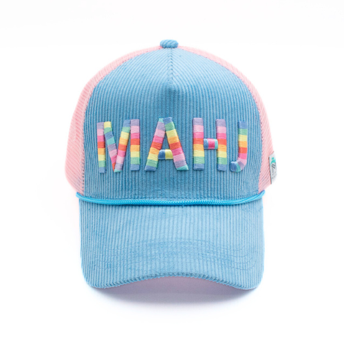 My Fair Mahjong - Wholesale Trucker Hat - Women's - MAHJONG HAT | Corduroy Trucker | MAHJ4