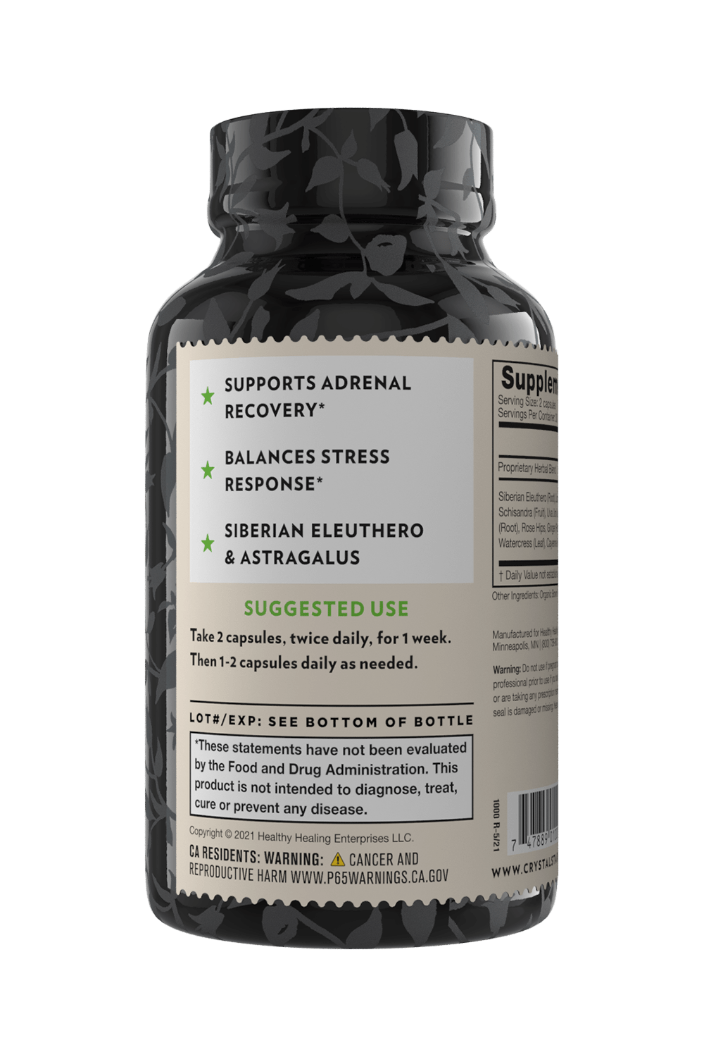 Crystal Star - Wholesale Oral Supplement/Vitamin - Adrenal Support1