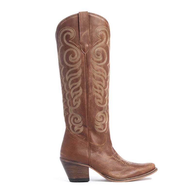 MYRA - EU - Wholesale Cowboy Boots - Women's - Myra Bag Nalejandra Boots in Chocolate Brown1