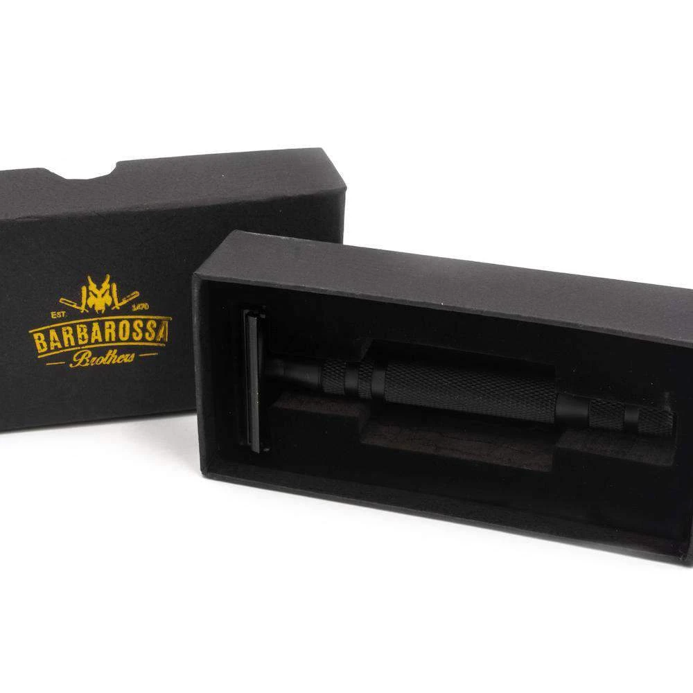 Barbarossa Brothers Online – wholesale Razor – Men's – The P1R8: Butterfly Double Edge Safety Razor - Matt Black6