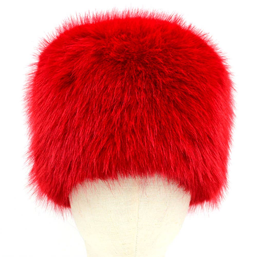 Sensibling Corp. – wholesale Mössa - Dam – Fuskpäls Furry Kosackstil Vinterhatt9