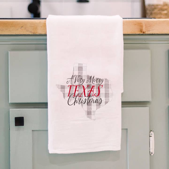 Custom State kerstdecor, Kantoorcadeau, Theehanddoek voor wholesale door Love Local