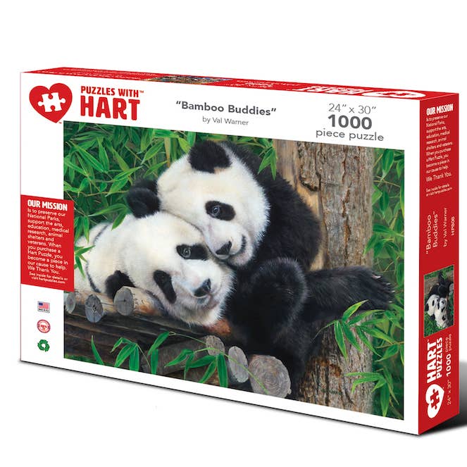 Bamboo Buddies by Val Warner for wholesale by Hart Puzzles