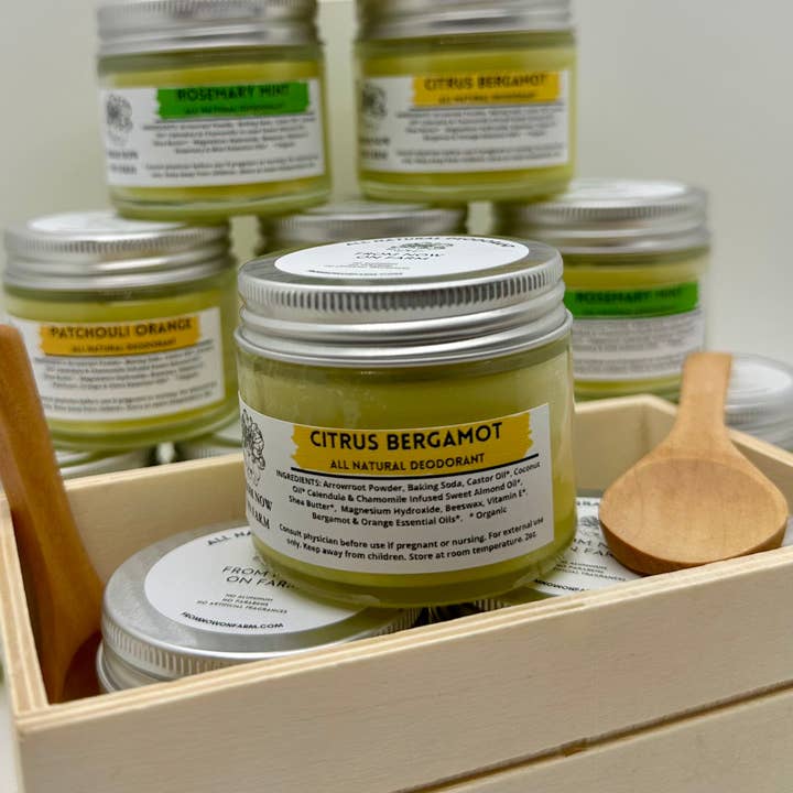 All Natural Deodorant for wholesale by From Now On Farm