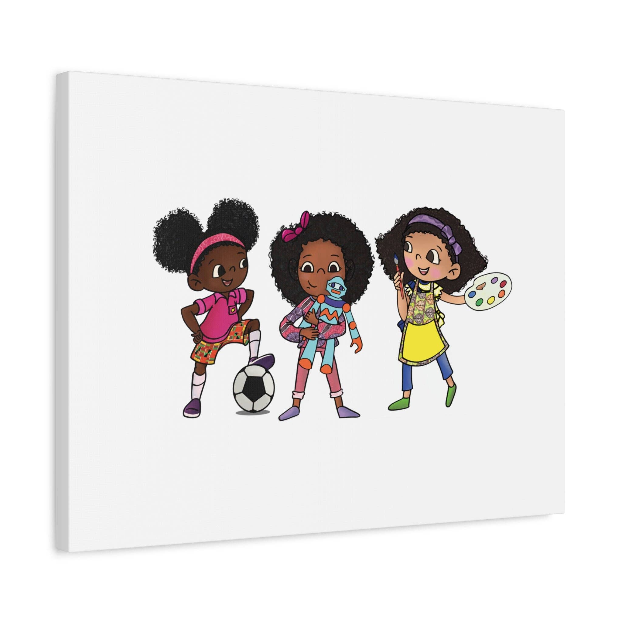 Ikuzi Dolls - Wholesale Art Print - Kids & Baby - Kids' Canvas Wall Art - Playful Characters for Creative Spaces84