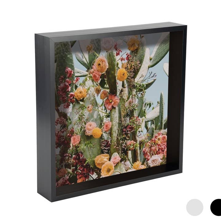 Nicola Spring Deep Box Photo Frame - 10 x 10 - Black for wholesale by Rinkit Ltd