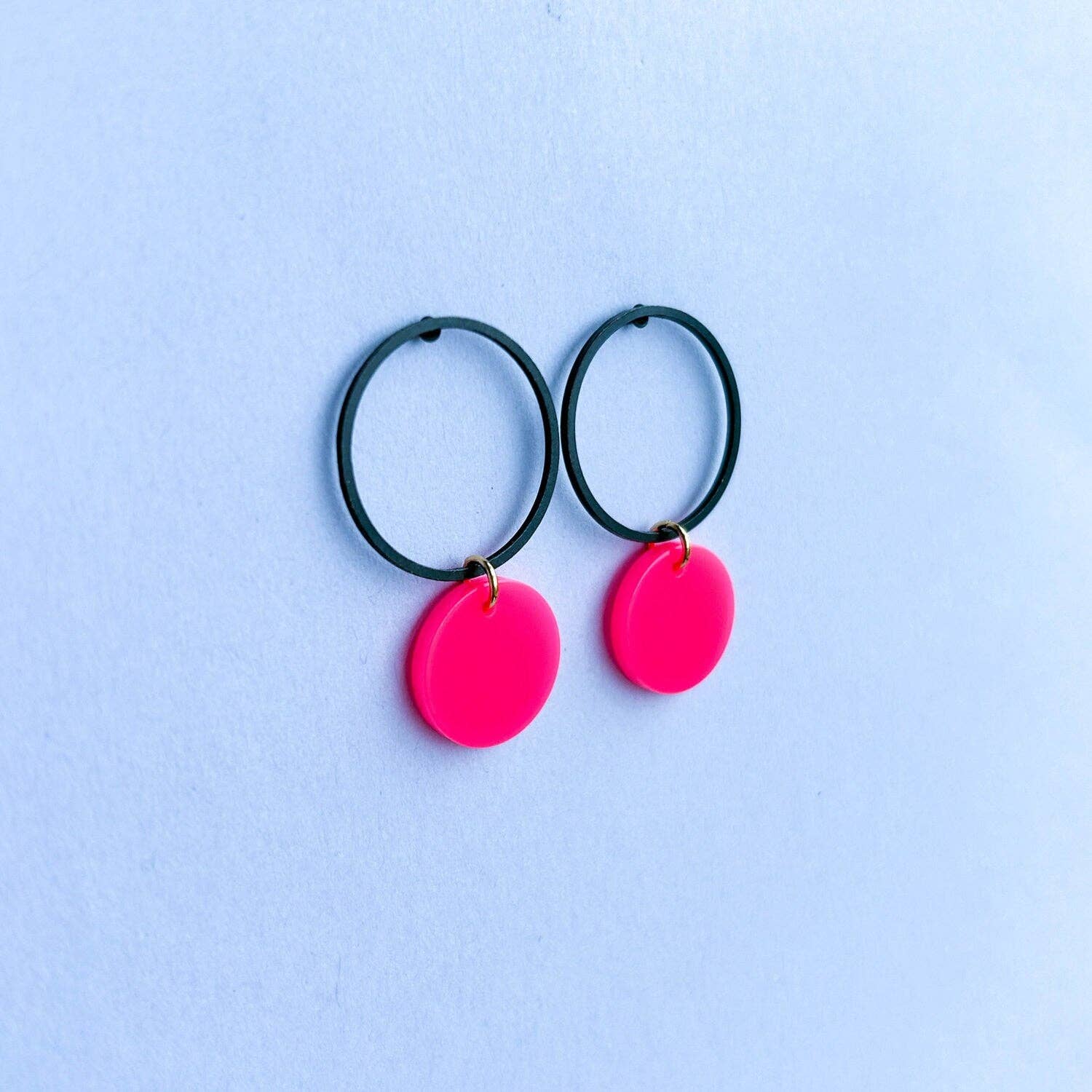 Hermoosa - Wholesale Dangle Earrings - Statement Earrings *NEON CIRCLE*3