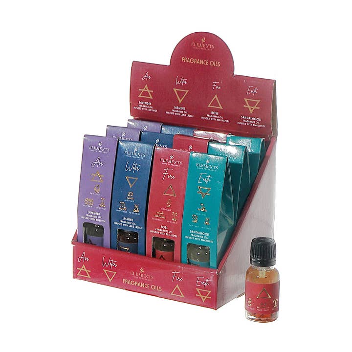 Multi Element 15 Ml Fragrance Oil 12/Display Assorted for wholesale on Faire0