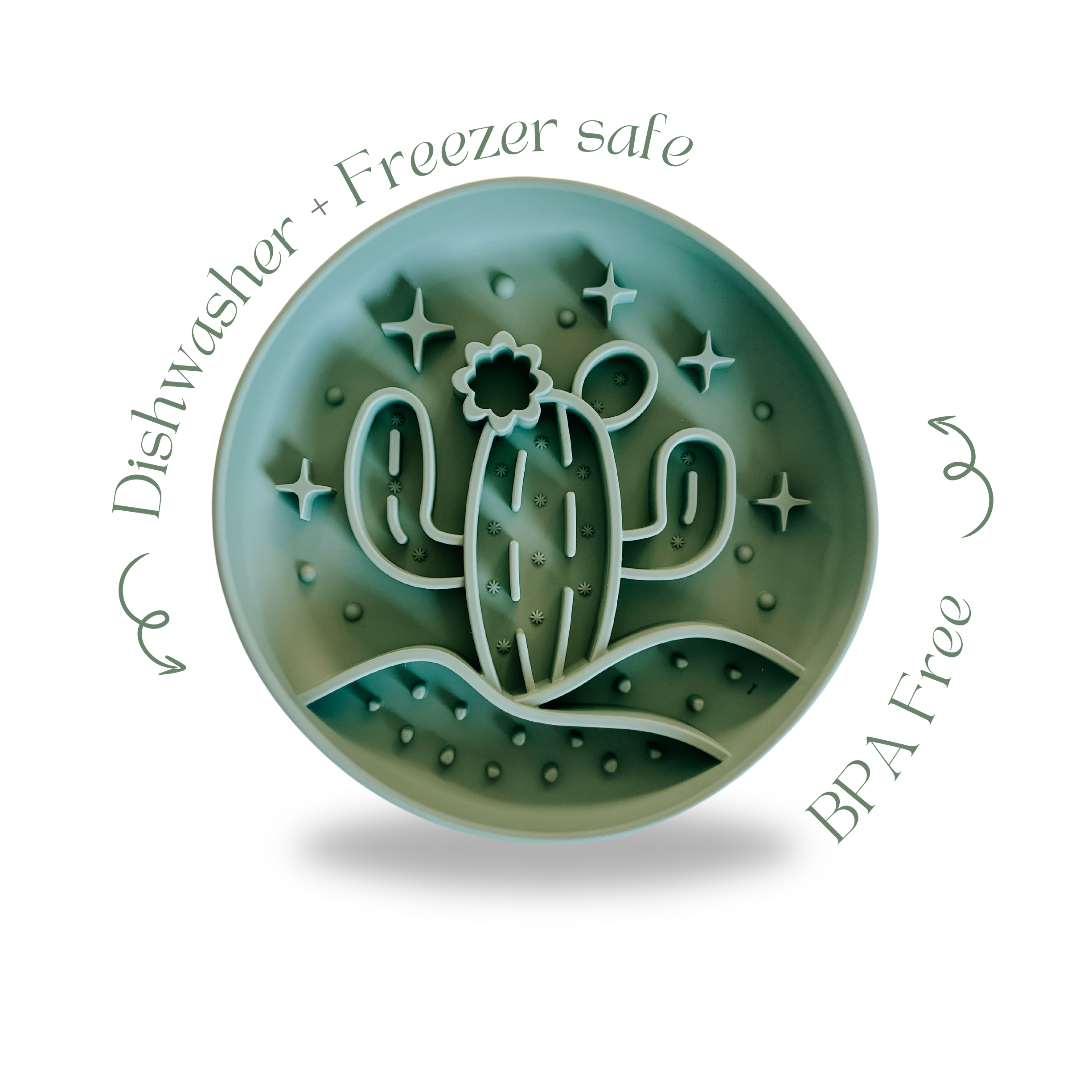 Barks and Brownies - Vente Gamelle – chat et chien - Gamelle lente pour chien motif cactus1