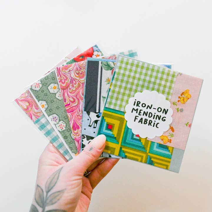 Make & Mend - Wholesale Patch - Iron-On Mending Patch Pack