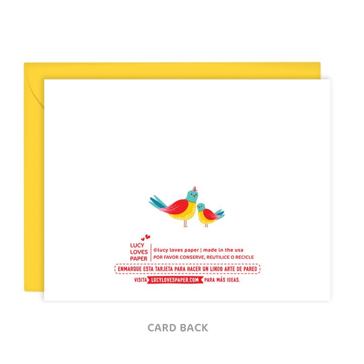 Lucy Loves Paper - Wholesale Mother's Day Card - Te Amo Mamá | Mother's Day Card in Spanish (A2)1