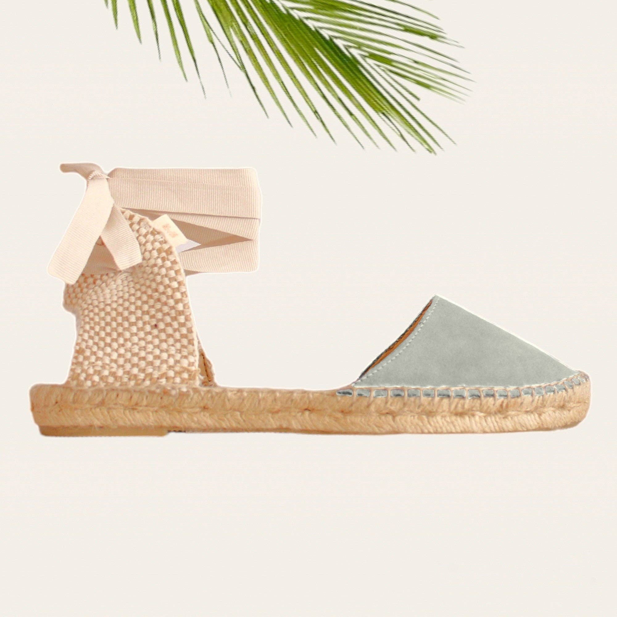Las Mediterraneas – wholesale Sandaler - Dam – Platta espadriller i mocka för kvinnor - Storlek 35 till 457