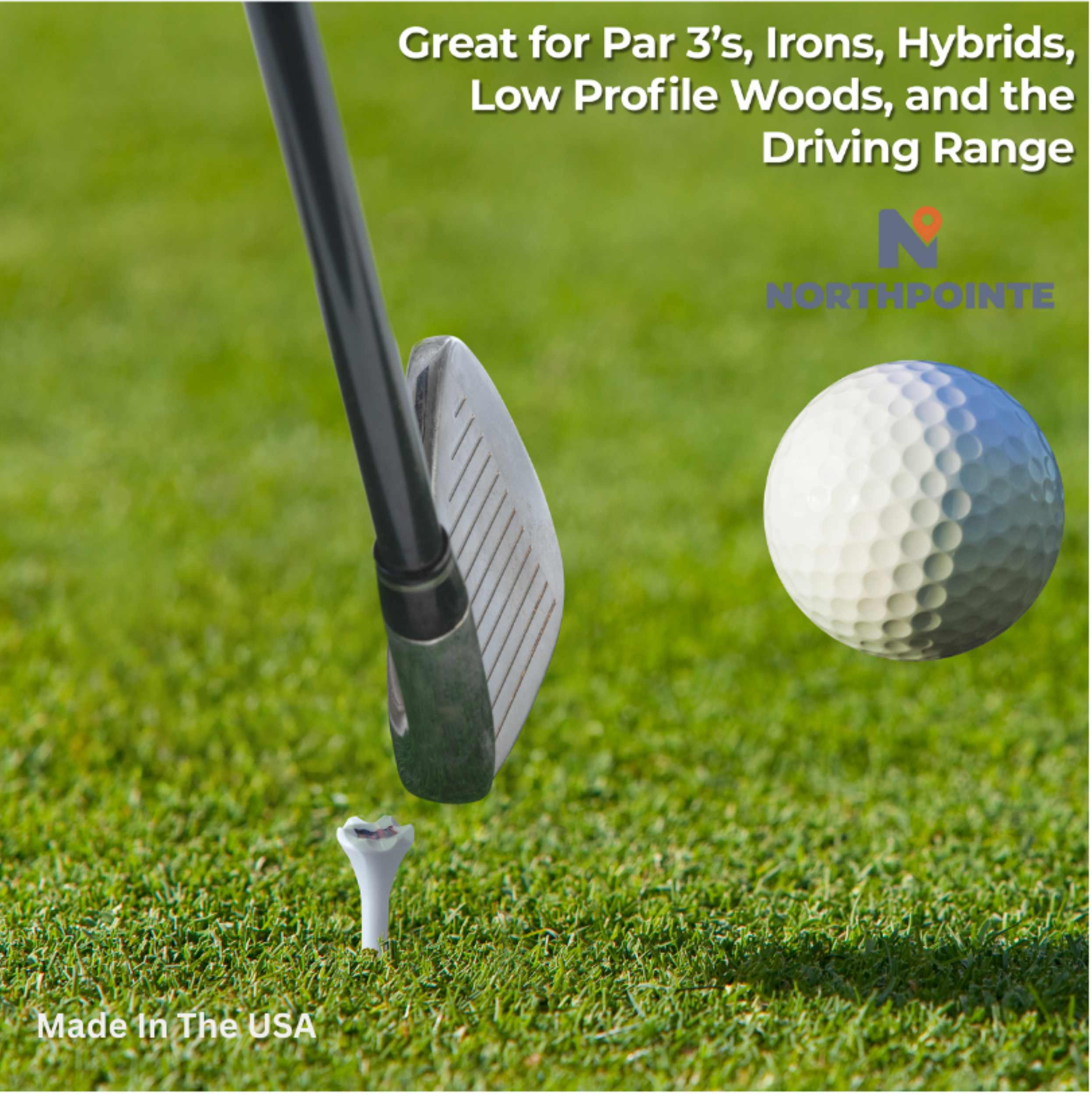 NorthPointe Golf - Wholesale Sports & Outdoor - USA American Flag Cup Imprinted Golf Tees7