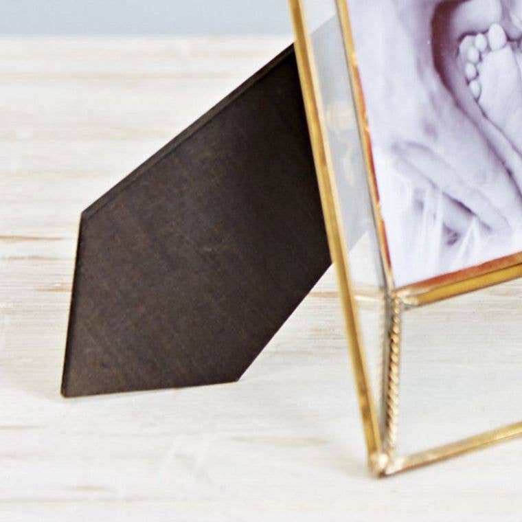 The Paper High Gift Company Limited - Wholesale Picture Frame - Handmade Recycled Glass And Metal Photo Frame with Stand2