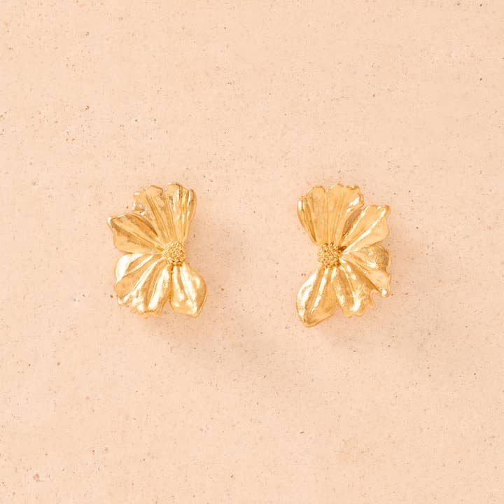 Agapée Jewelry - Wholesale Stud/Post Earrings - Monea Earrings | Jewelry Gold Gift Waterproof