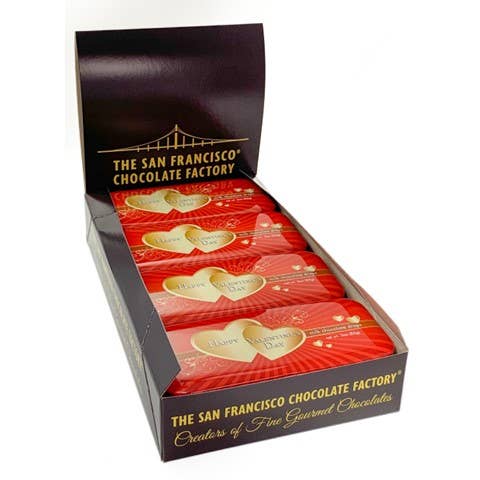 The San Francisco Chocolate Factory - Wholesale Chocolate Box - Happy Valentine's Day - Milk Chocolate1