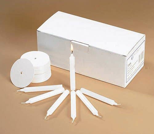 Christian Brands Church Supply - Wholesale Tapered Candle/Candlestick - Devotional 3 + Drip Pro 120/Pk