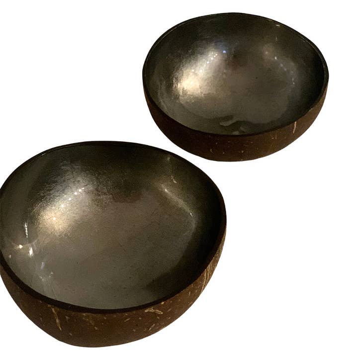 VIE - Wholesale Decorative Plate/Dish/Bowl - Hand-Painted Coconut Bowls, Lacquered, Set of 219