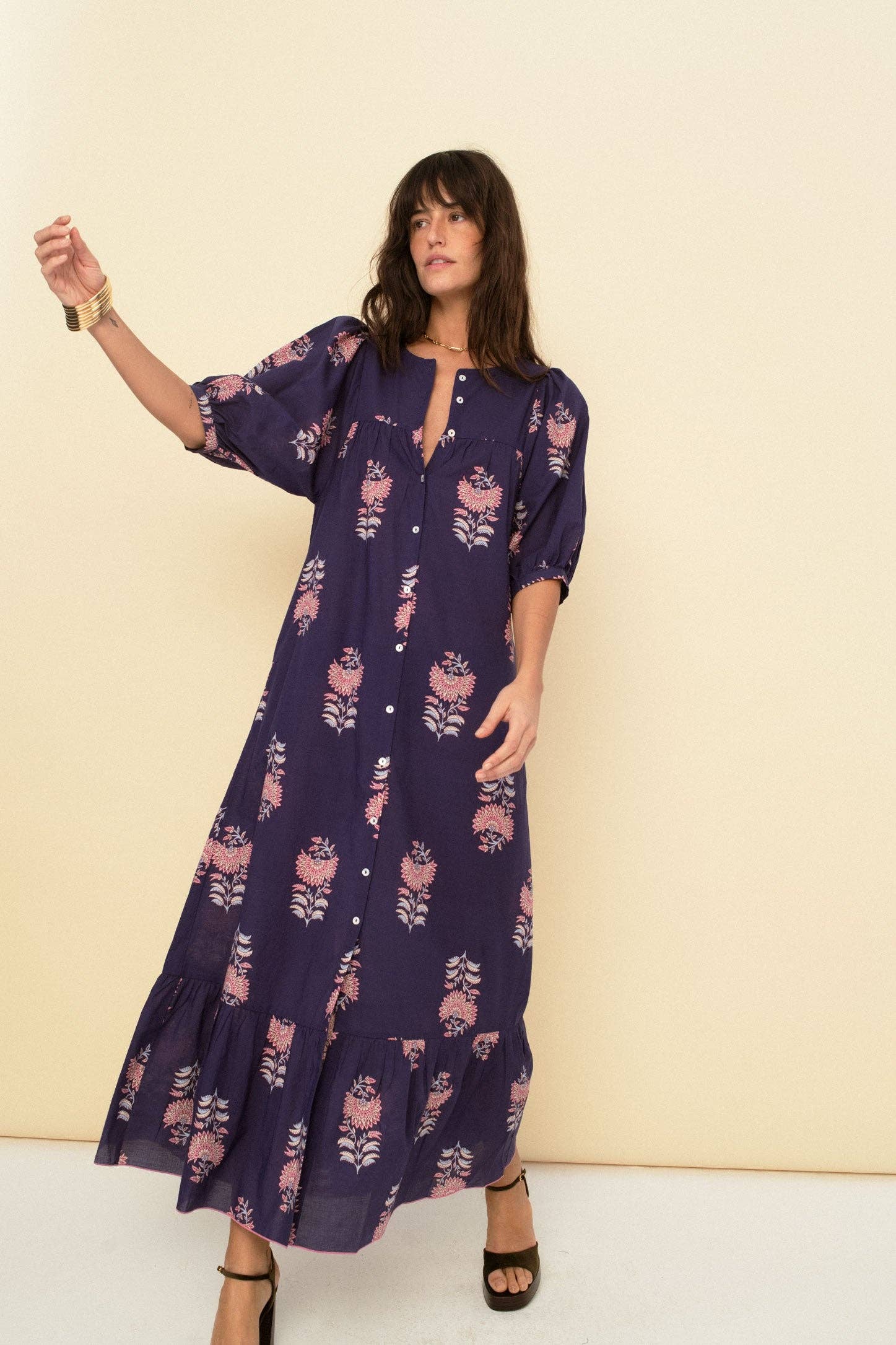 Sonmer Shop USA - Vente Robe – femme - Robe bleue Sofia1