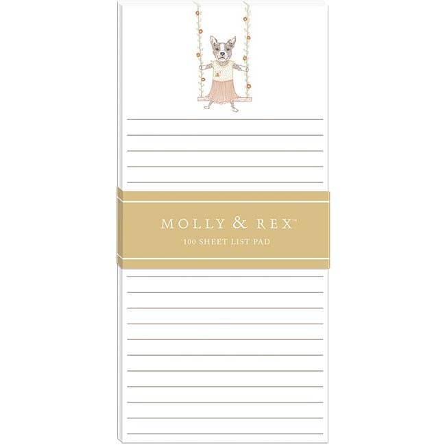 Magnetic List Pad -Frenchie for wholesale by Punch Studio