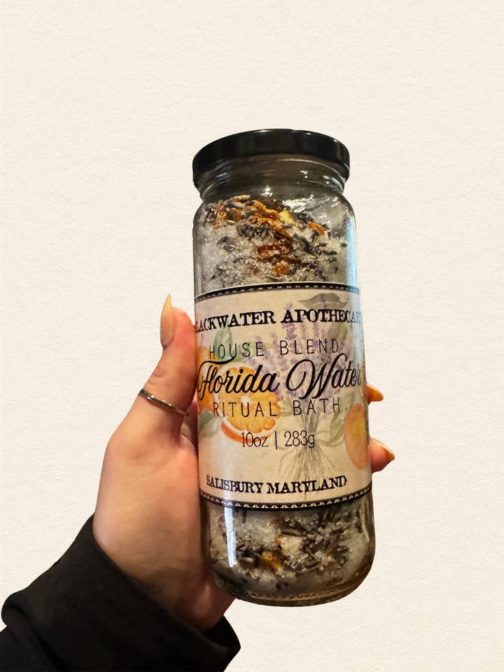 Bain relaxant Florida Water - 10 oz - Mélange maison pour la vente par Blackwater Apothecary