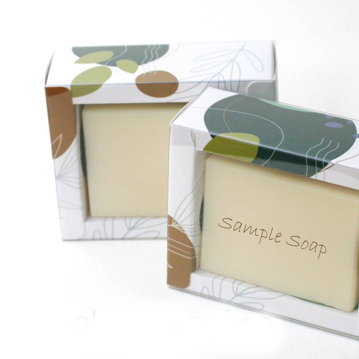 One Leaf Soap - Wholesale Bar Soap - Organic Green Tea Boba Tea Handmade Soap