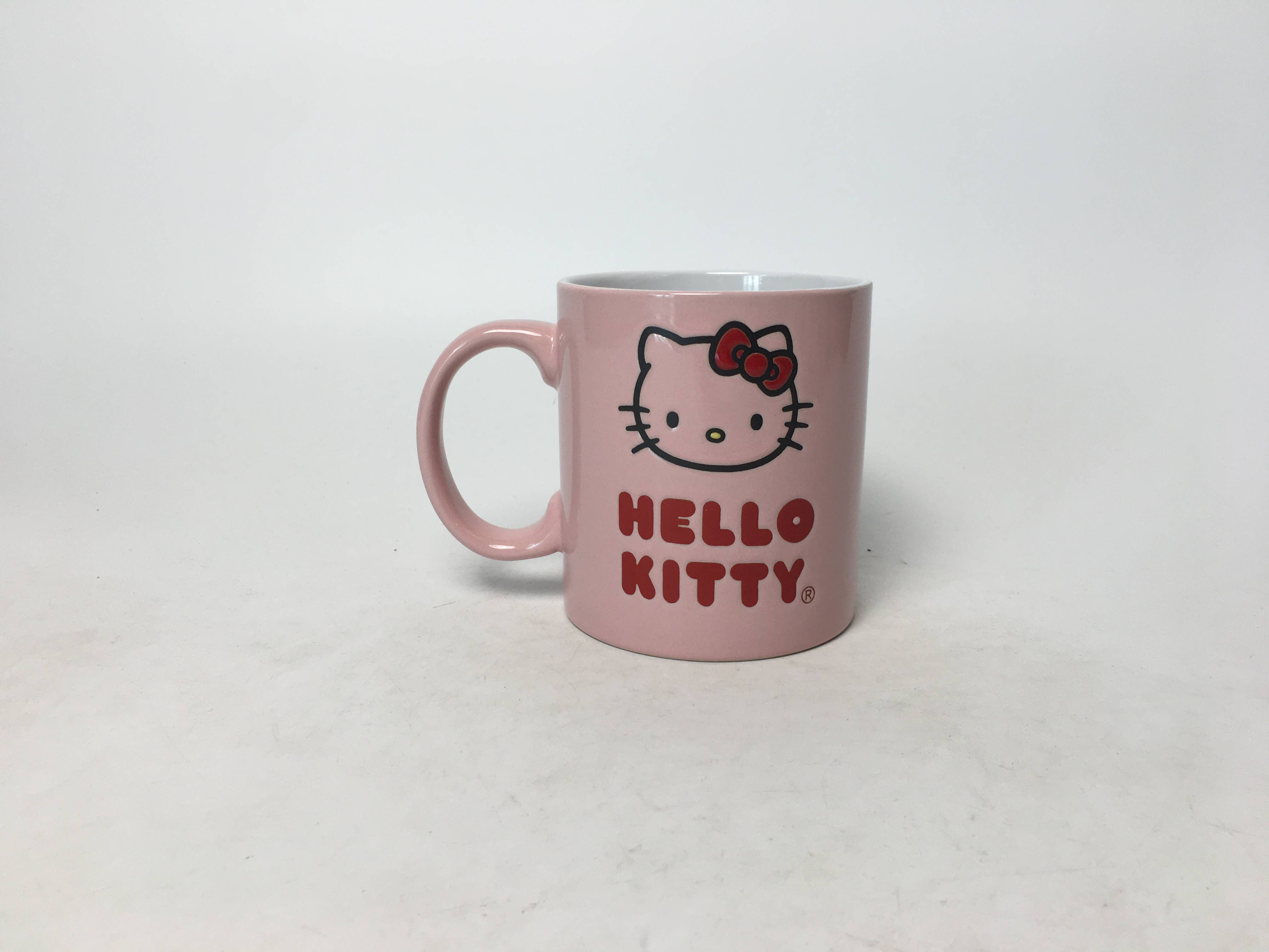 Silver Buffalo - Wholesale Coffee Mug - Hello Kitty Double Pose and Logo Wax Resist 20oz Ceramic Mug2