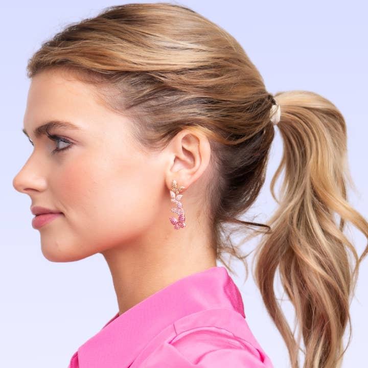 Allie Beads - Wholesale Dangle Earrings - Triple Butterfly Earrings1