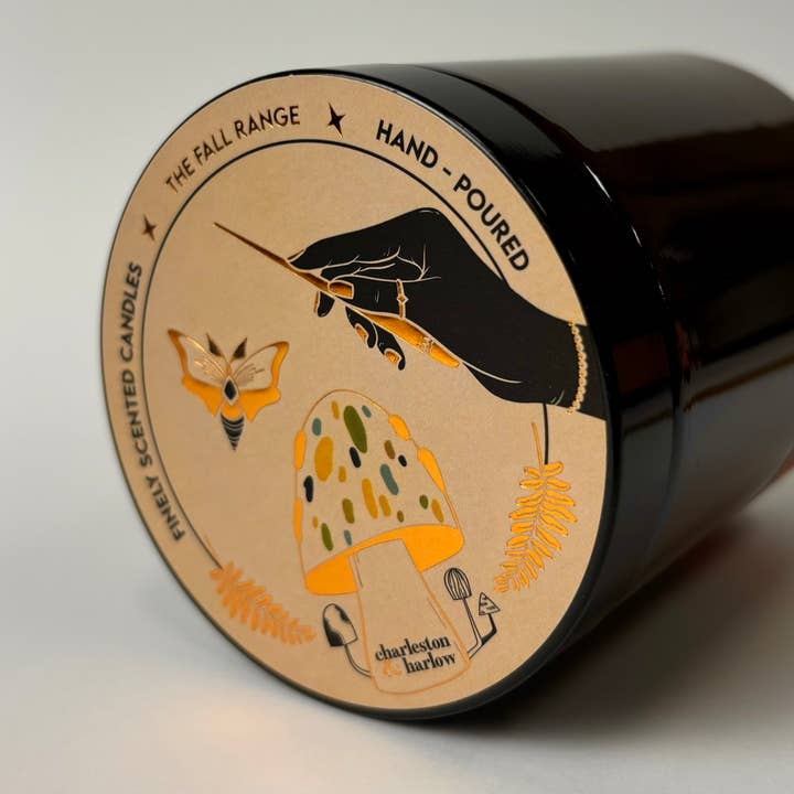 Charleston & Harlow Candle Co. - Wholesale Jar/Filled Candle - FALL Cozy Sheets -Cashmere, Shea Butter + Vanilla Soy Candle