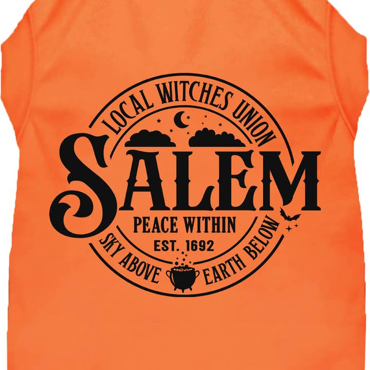 Salem Witches Union Pet Shirt for wholesale by As You Wish Apparel