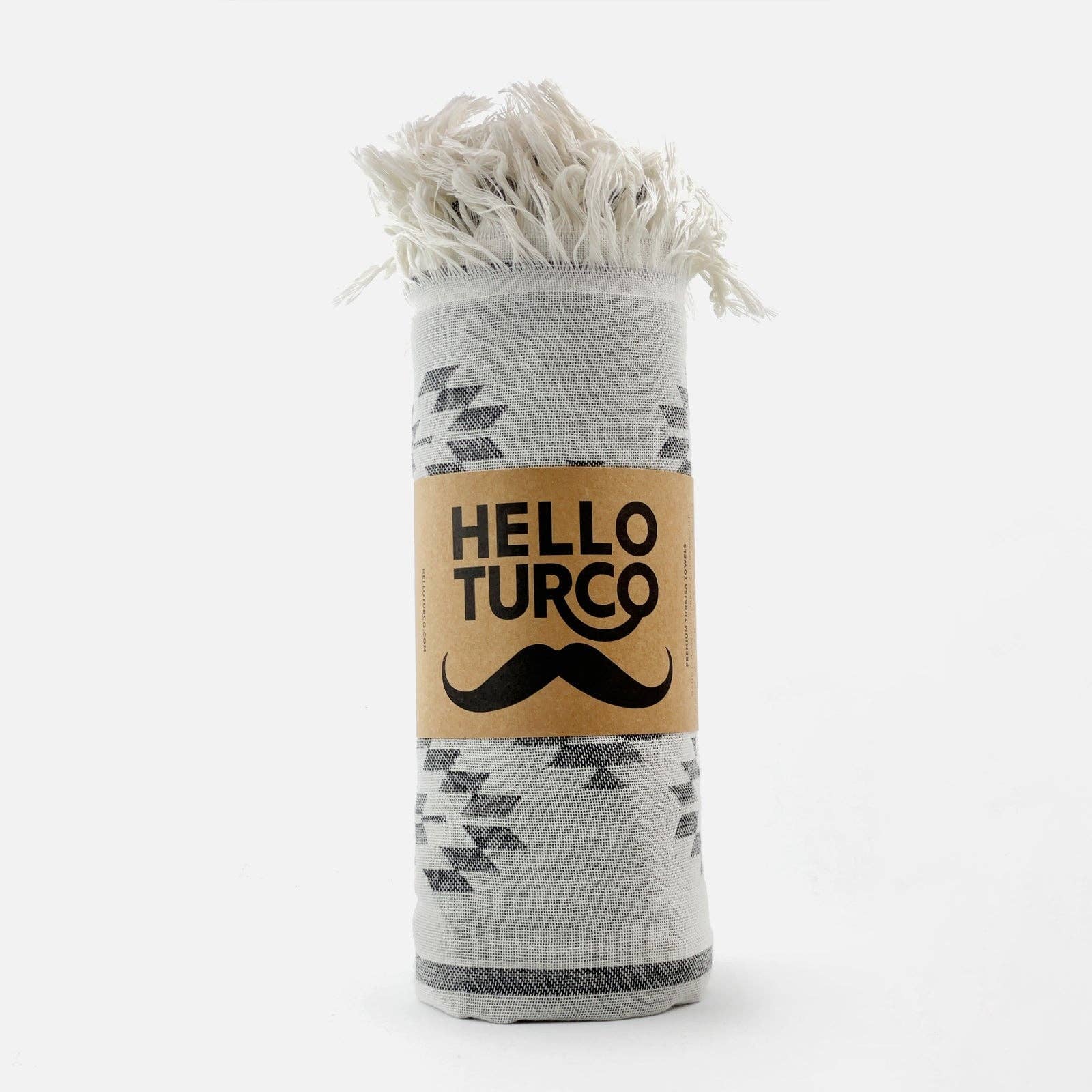 HELLO TURCO Turkish Towels - Wholesale Beach Towel - Kilim Gray Handwoven4