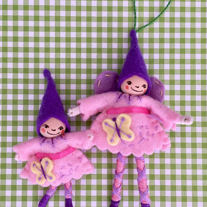 Pea Soup - Wholesale Brooch - Butterfly Pixie Art Doll Brooch