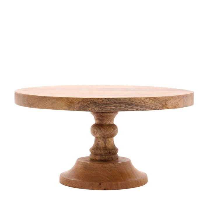 WIDDOP and Co. US - Wholesale Serving Utensil - Hestia Wooden Cake Stand