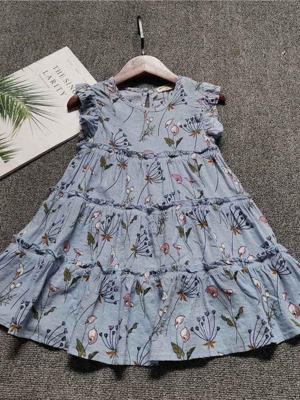 Blue Girls dress for wholesale on Faire